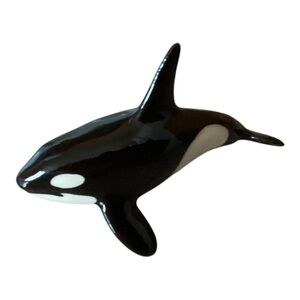 Vintage Orca Hagen Renaker Figurine  + Free Gift with Purchase!
